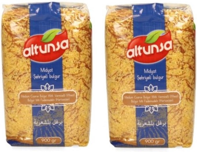 Altunsa Multipak (Tarwe) Bulgur (Burgul) met Vermicelli (Sehriye) 2 x 900 Gram