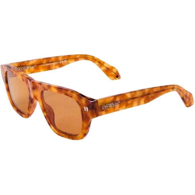 Off White Providence Schildpad Zonnebril (Licht Havana)