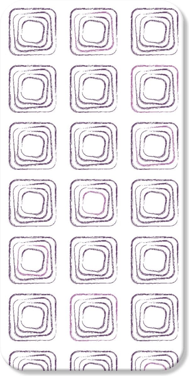 D&L Strijkdeken ProActiv - 120 x 70cm - Vierkant Paars