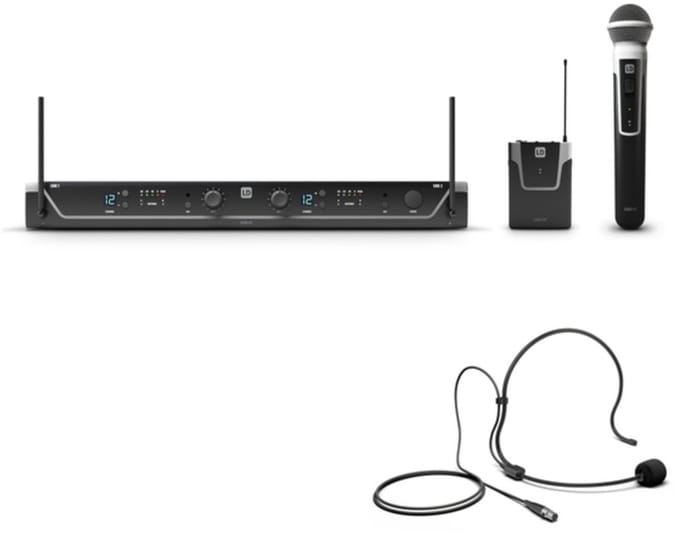 Adam Hall U305 HBH 2 584-608MHz - Draadloze transmissie set