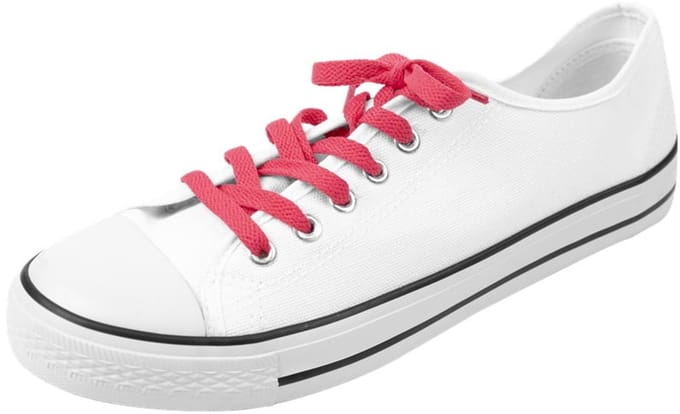 Rode Sneakerveters - Platte schoenveters - Sneaker veters - Kleur: Rood - Lengte: 100cm - Breedte: 8mm