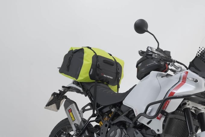Verstelbare Achertas voor Motorfiets Zwart 7-15 Liter