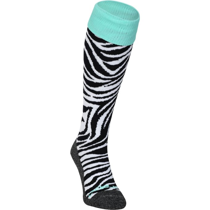 Brabo Socks BC8300C Zebra Sportsokken Junior - Maat 41-44