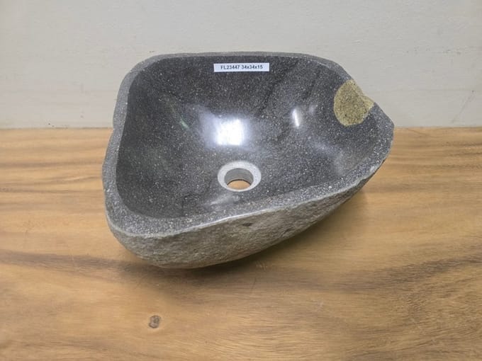 Waskom Natuursteen - 34x34x15cm - FL23447
