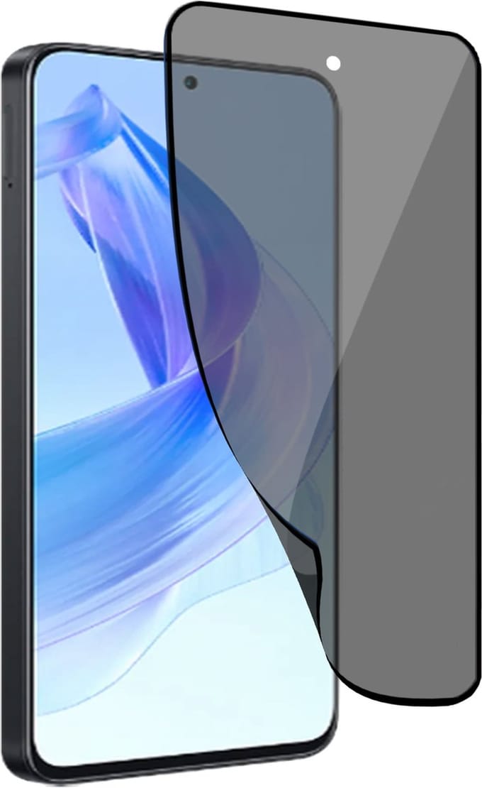 Geschikt voor Honor 90 Lite - Privacy Screenprotector - Beschermglas - Privé GuardCover