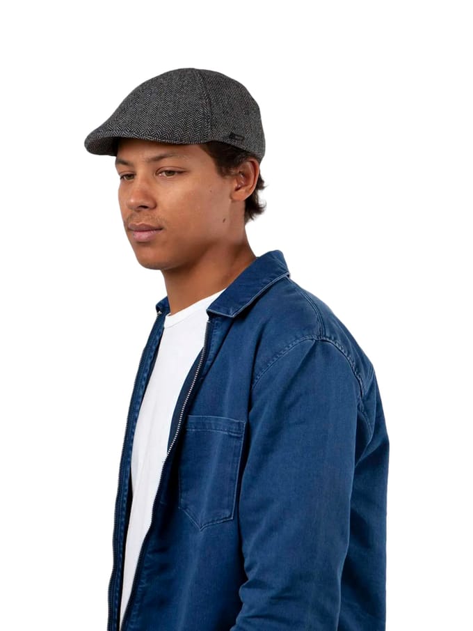 Barts Mr. Mitchell Flatcap Pet Heren - Grijs - size M