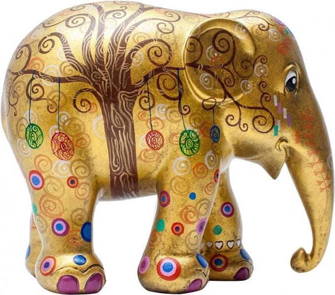 Tree of Life 20 cm Elephant parade Handgemaakt Olifantenstandbeeld