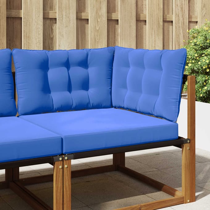 vidaXL - Buitenbankkussen - Polyester - Koninklijk - Blauw - 68,5 - x - 68,5 - cm