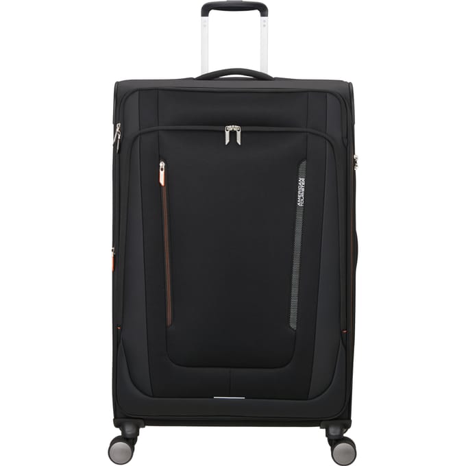 American Tourister trolley Wanderlite Spinner Exp. TSA Shadow Black zwart 80cm