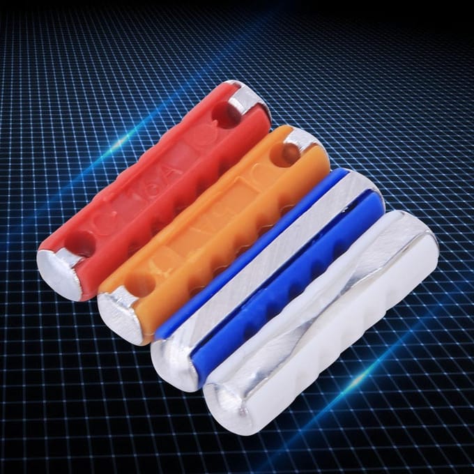 100 stuks Torpedo Keramische Zekeringen Assortiment Auto Auto Zekeringen Set Kit red