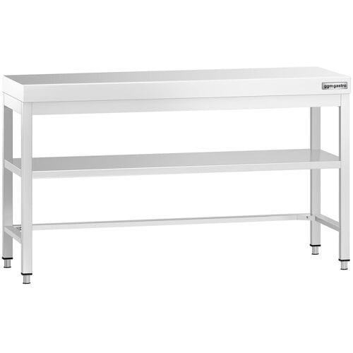 GGM Gastro RVS werktafel PREMIUM - 1500x800mm - met onderschap & versterkt werkblad