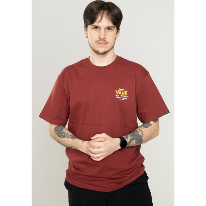 VANS MN HOLDER ST KLASSIEKE T-shirt Bordeaux