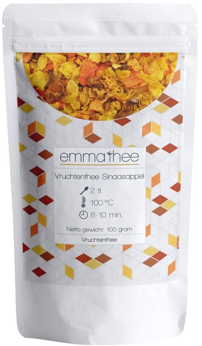 Vruchtenthee Sinaasappel 100 Gram - Losse Thee - Puur & Natuurlijk - 100% Fruitblend