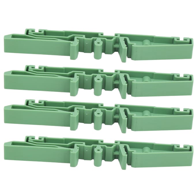 2 Set Printplaat Montagebeugel PCB DIN Rail Montage Adapter Schroef Componenten KPRH?185 beige
