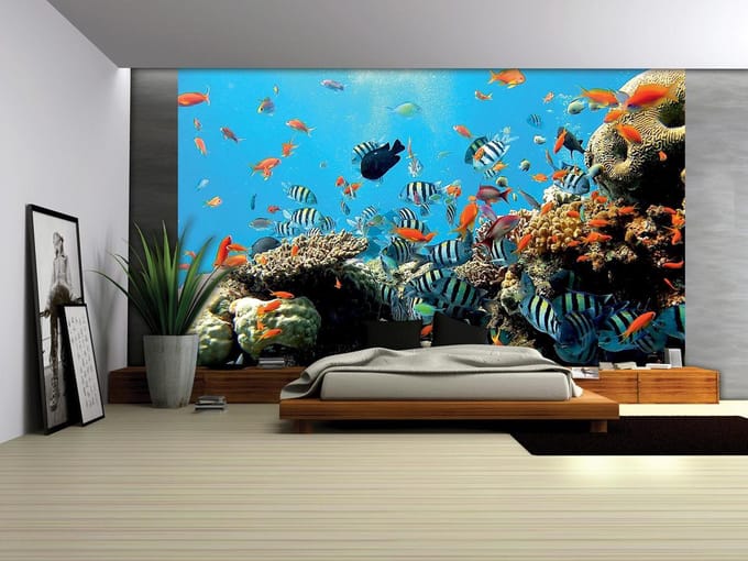 Poster | Blauw | 104 x 70,5 cm