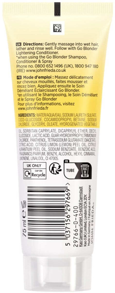 John Frieda Go Blonder Shampoo - 75 ml