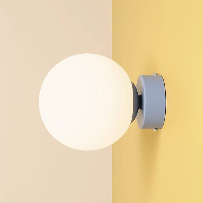 ALDEX Wandlamp Joel, blauw/wit, 1-lamp