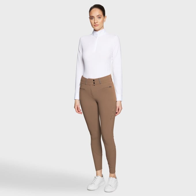 Samshield Claranova Full Grip Hoge Taille Dames M Camel
