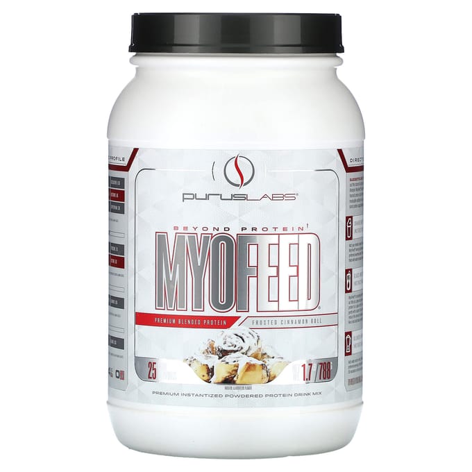 Purus Labs, MyoFeed, Brioche à la cannelle givrée, 1,7 lb (788 g)
