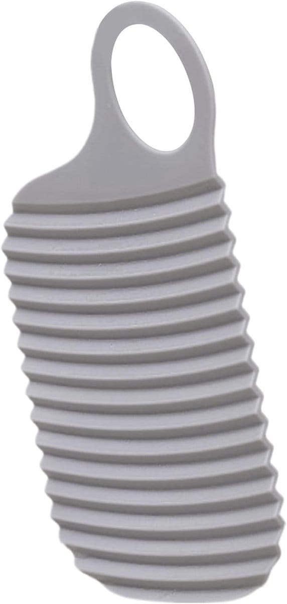 Handwasplank - Wasbord - Efficiënt Vlekken - Antislip Siliconen - 20x10x3 cm - Grijs
