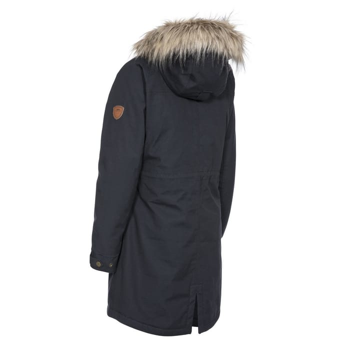 Trespass - Dames Faithful Waterdichte Jas (Zwart)