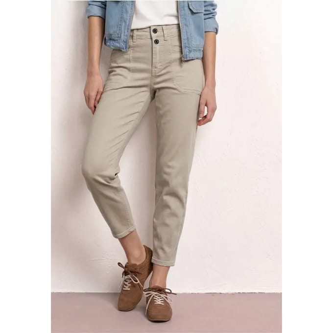 Barrel Leg jeans in Colored Denim Look