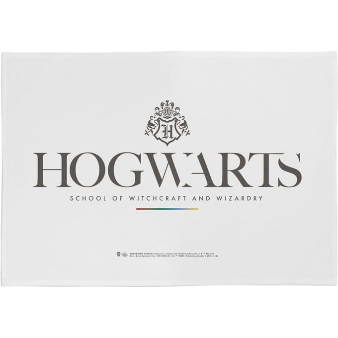 Harry Potter Hogwarts Tea Towel
