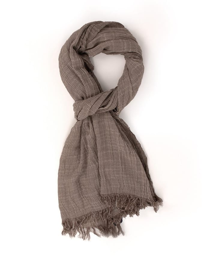 Tresanti Sjaal Galdino Striped Light Brown (TRSCKA243 - 401)