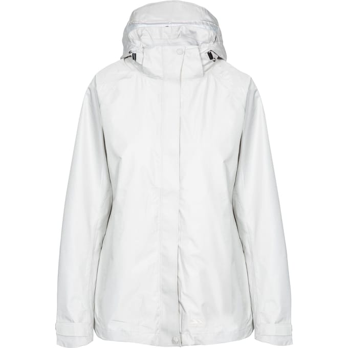 Trespass - Dames Review Waterdichte Jas (Wit)