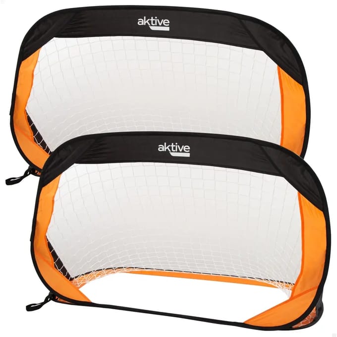 Set van 2 opvouwbare doelen Aktive Pop-Up 120 x 80 cm