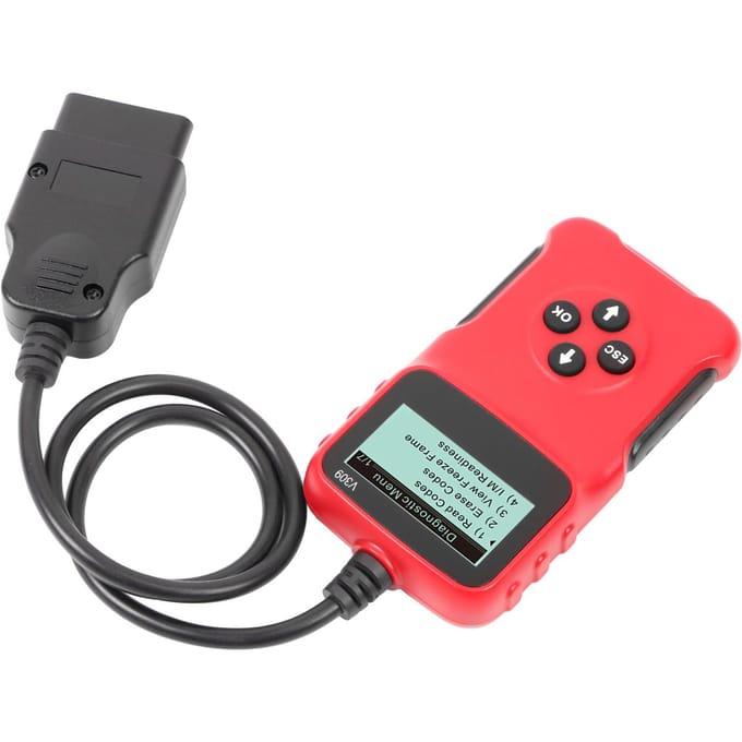 Automobiel Codelezer Diagnostische Scanner Machine Nauwkeurig Veelzijdig Draagbaar OBD2 Scan Tool red