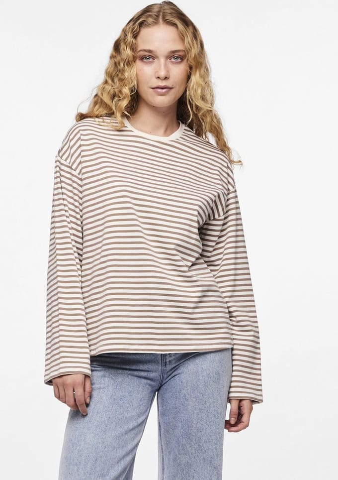 Pieces Top met lange mouwen PCSADIE