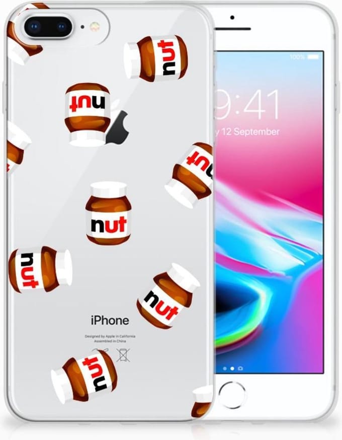 Apple iPhone 7 Plus | 8 Plus Siliconen Case Nut Jar