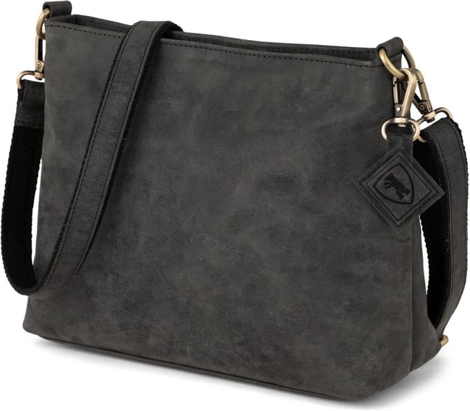 Grote Leren Schoudertas voor Dames - Vintage Crossbody Handtas