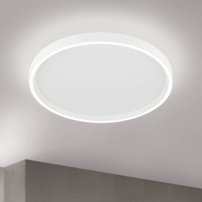 ORION LED plafondlamp MASCA, wit, Ø 40 cm, CCT, metaal, dimbaar