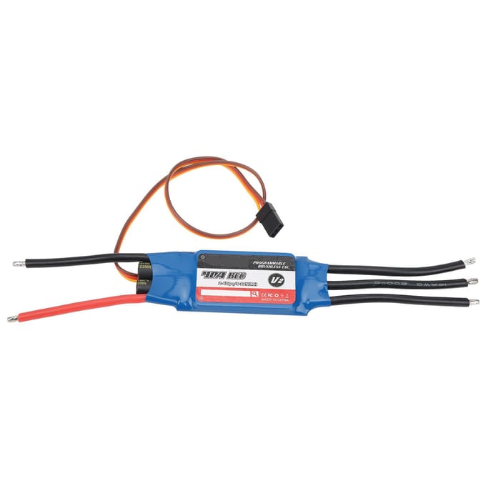 SURPASSHOBBY 40A ESC sans balais Contrôleur de vitesse électronique 24S 512NC BEC5V 3A gray
