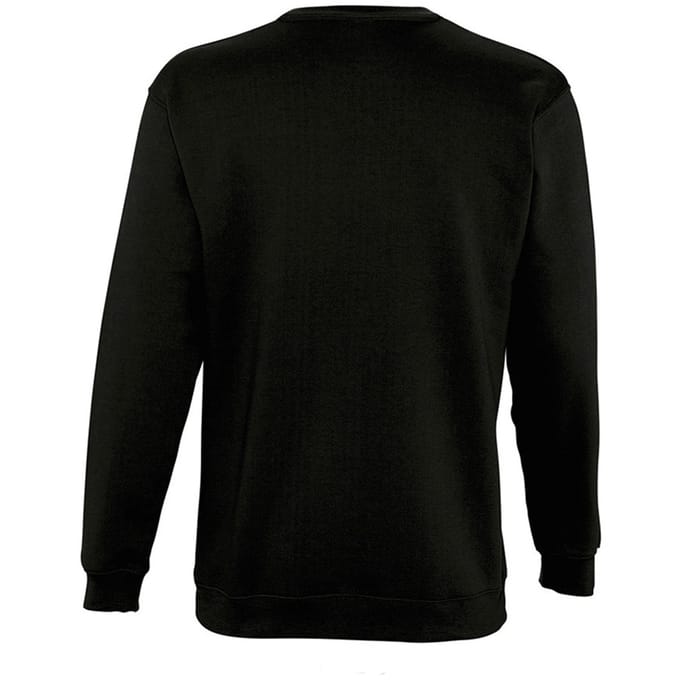 SOLS Uniseks Supreme Sweatshirt (Zwart)