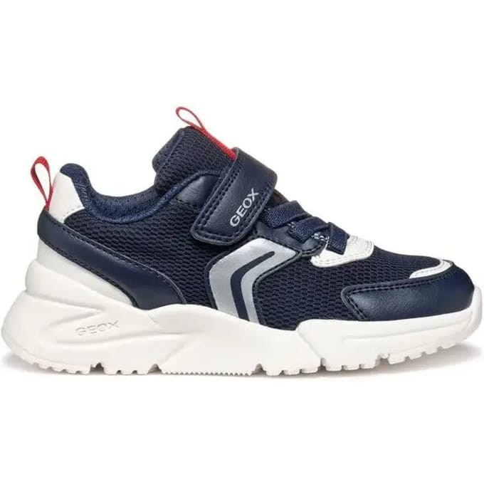 GEOX LOFTUS JONGENS Sneakers - MARINEBLAUW/ROOD