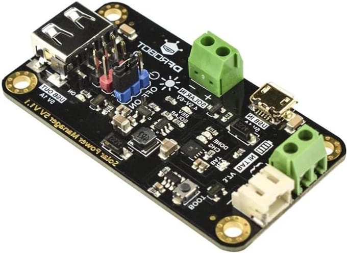 Zonne Energie Module - Laadregelaar - Energiebeheer - Geïntegreerd Circuit - 1 Stuk - Groen