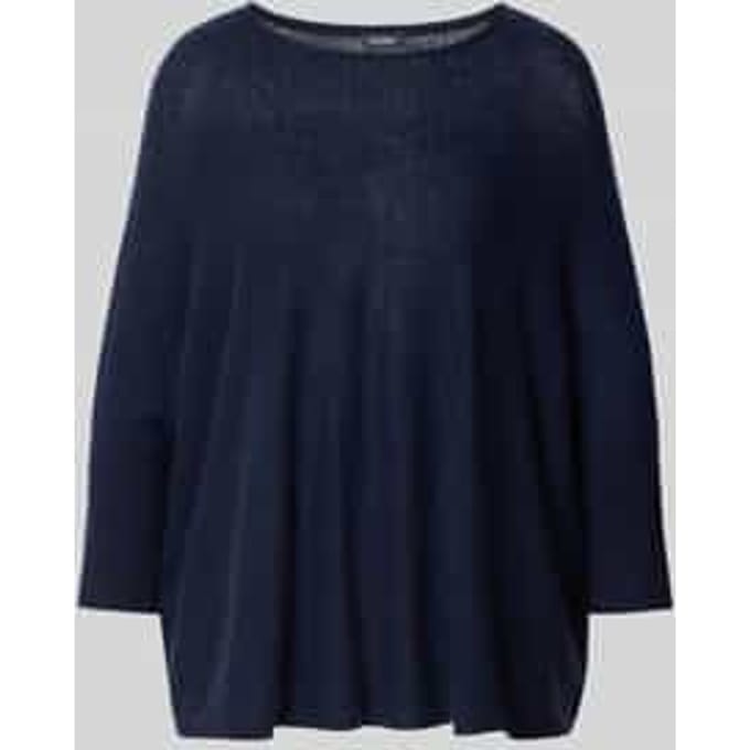 Gebreide pullover van kasjmier met 3/4-mouwen