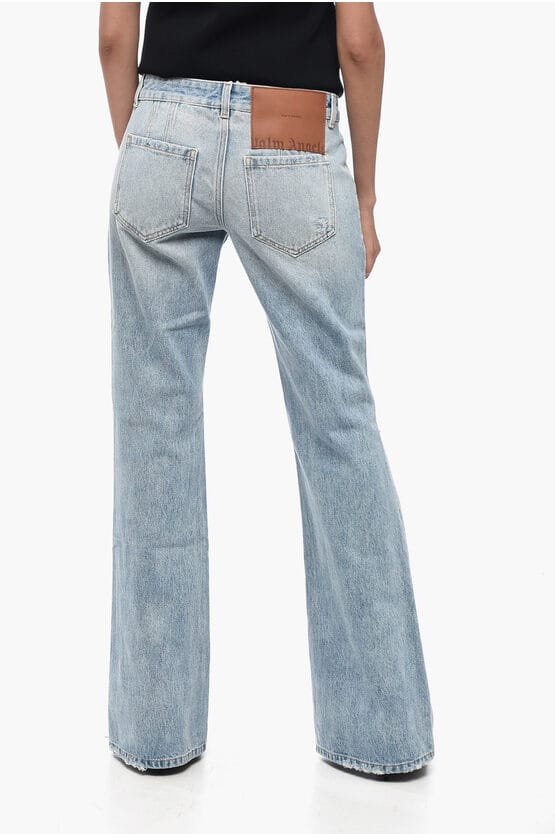 Licht gewassen Bootcut Fit Denim 29 cm in blauw