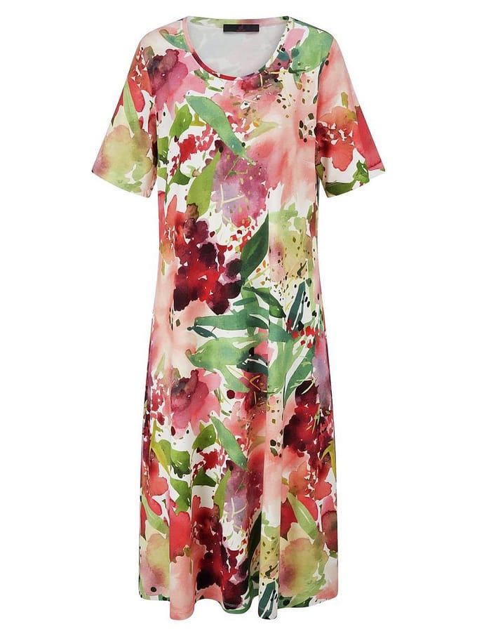 Jersey jurk Van Emilia Lay wit