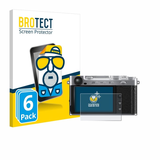 BROTECT - Screenprotector voor Fujifilm X-E5 - Folie Beschermfolie matte 6 Stuks