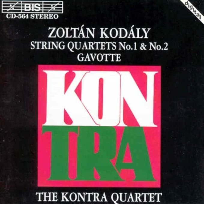 Kontra Quartet - Kodály: String Quartet No. 1 In C Minor (CD)