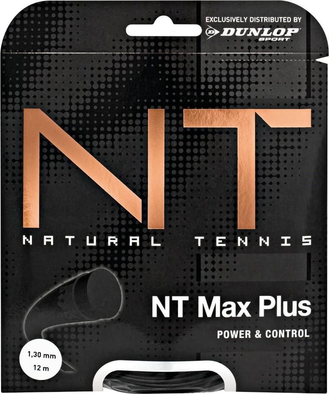 DUNLOP - D TAC NT MAX PLUS 1.25MM - Tennissnaar synthetisch - n.v.t.