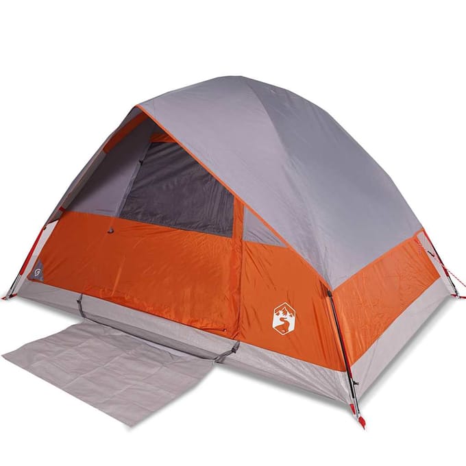 Vidaxl Tente de Camping, 2 Personnes, Orange, Imperméable