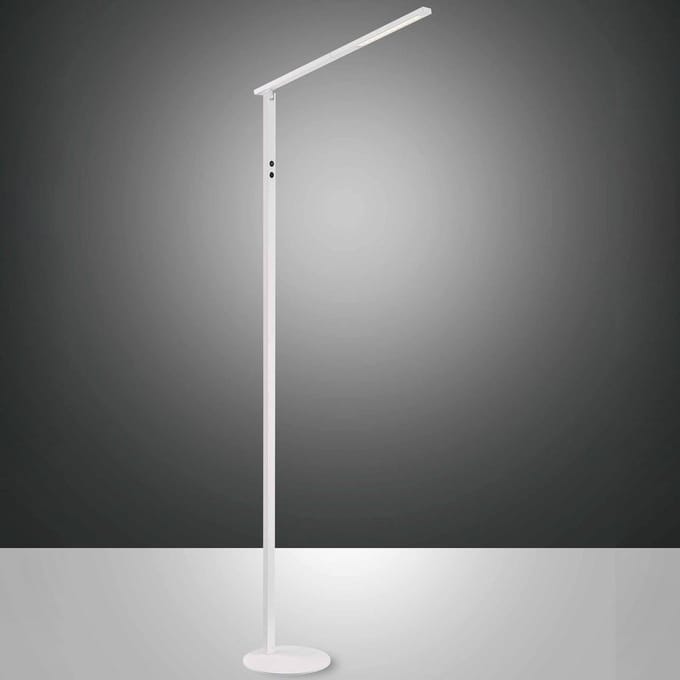 Fabas Luce LED vloerlamp Ideal, 1-lamp, CCT, wit
