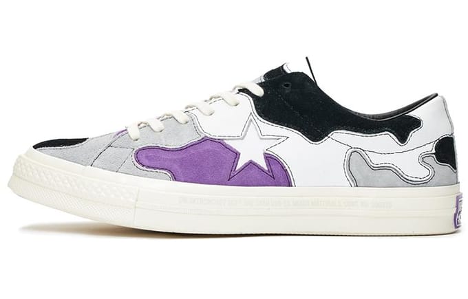 Baskets One Star Sneakersnstuff x One Star Converse 'Camo Violet' 161407C 40 white