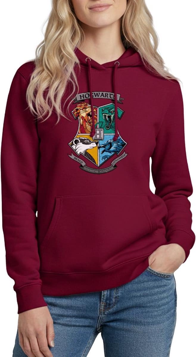 Harry Potter Hogwarts Logo Hoodie Dames