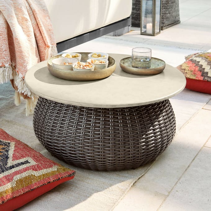 LOBERON Salontafel Tarevo grijs/zwart
